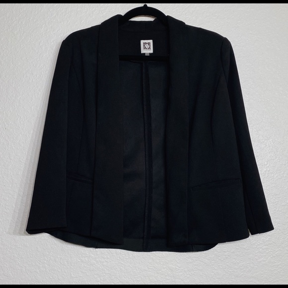 Black Anne Klein Blazer - Picture 1 of 2